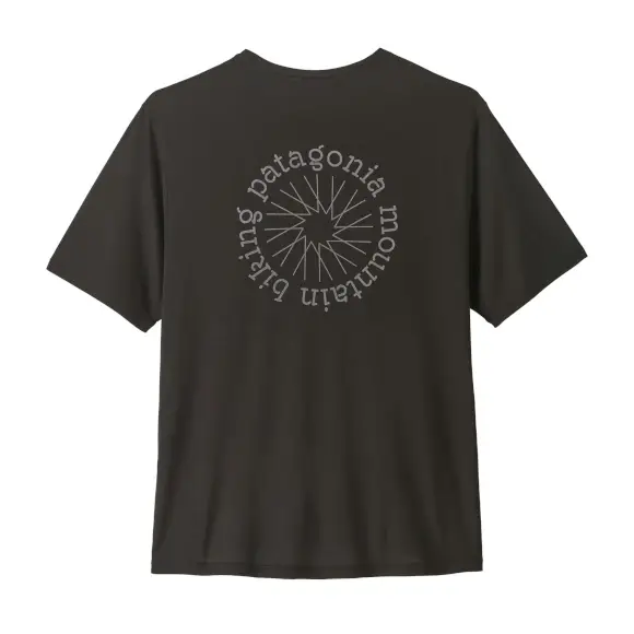 Nowość Koszulka trekkingowa męska Patagonia Capilene Cool Daily Shirt Spoke Stencil Black
