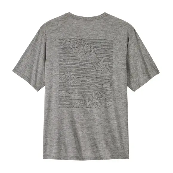 Koszulka męska Patagonia Cap Cool Daily Shirt Strataspire Feather Grey Najlepsza cena