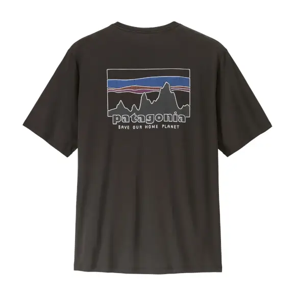 Koszulka męska Patagonia Capilene Cool Daily Shirt 73 Skyline Black Bestseller
