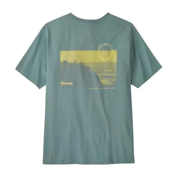 Koszulka z nadrukiem Patagonia Water People Spotter T-Shirt Blue Sage Tylko do końca tygodnia
