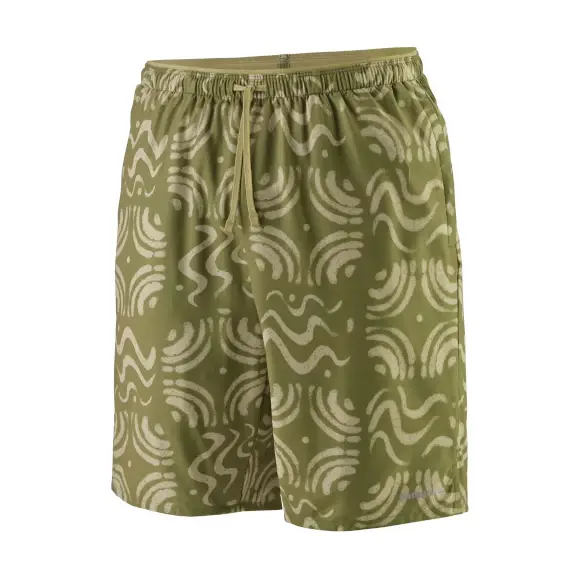 Nowy Spodenki do biegania Patagonia Multi Trail Shorts 8” Sand Waves Caper Green
