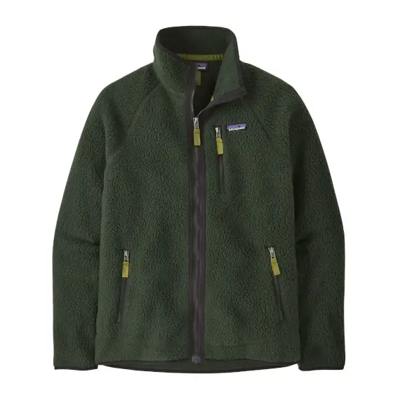 Bluza polarowa męska Patagonia Retro Pile Jkt Old Growth Green Wyprzedaż