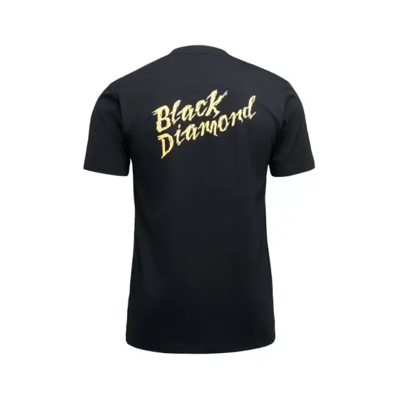 Koszulka męska Black Diamond Shredded Short Sleeve Tee Black Do wyczerpania zapasów