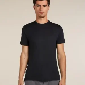 Koszulka męska Icebreaker Merino 125 Cool Lite Sphere Black Szybka dostawa