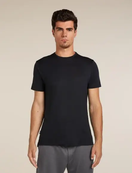 Koszulka męska Icebreaker Merino 125 Cool Lite Sphere Black Szybka dostawa