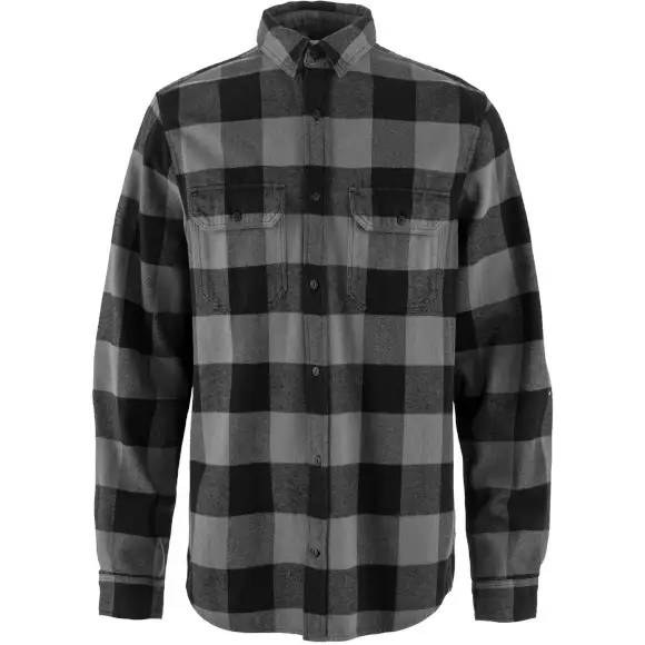 Wyprzedaż Koszula Fjällräven Ovik Heavy Flannel Shirt Black-Grey