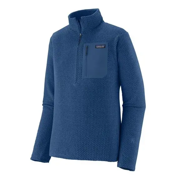 Hit cenowy Bluza męska Patagonia R1 Air Fleece Zip Neck Clement Blue