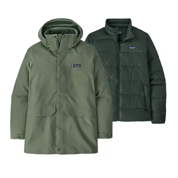 Darmowy zwrot Kurtka Patagonia Tres 3in1 Park Old Growth Green