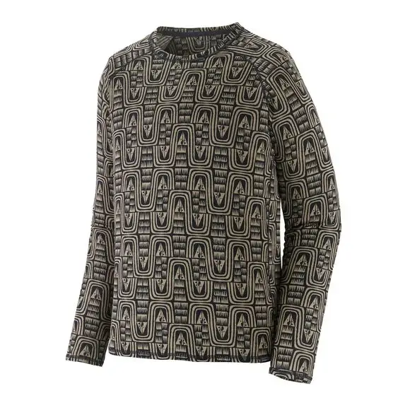 Koszulka Patagonia Capilene Midweight Crew Flow Sunken Blue Hit sprzedaży