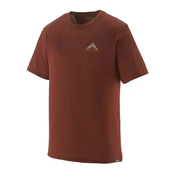 Okazja Koszulka merino Patagonia Capilene Cool Merino Blend Graphic Shirt Driftways Dried Vanilla