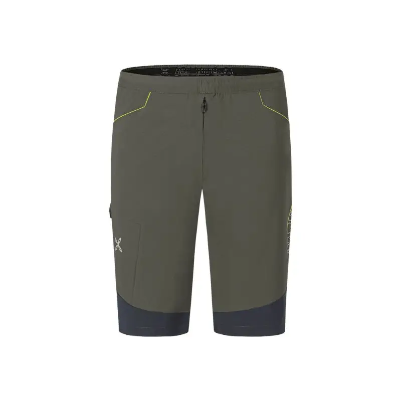 Męskie spodenki Montura Spitze Bermuda Sage Green/Lime Green Wybór klientów