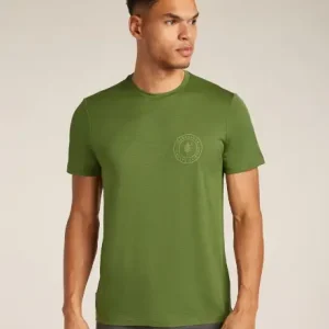 Koszulka męska Icebreaker Merino 150 Tech Lite Hike Naturall Sphagnum Rabat