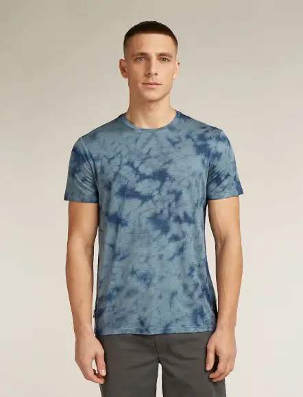 Koszulka męska Icebreaker Merino 150 Tech Lite Cloud Dye Blue Ash/Dawn Zamów teraz