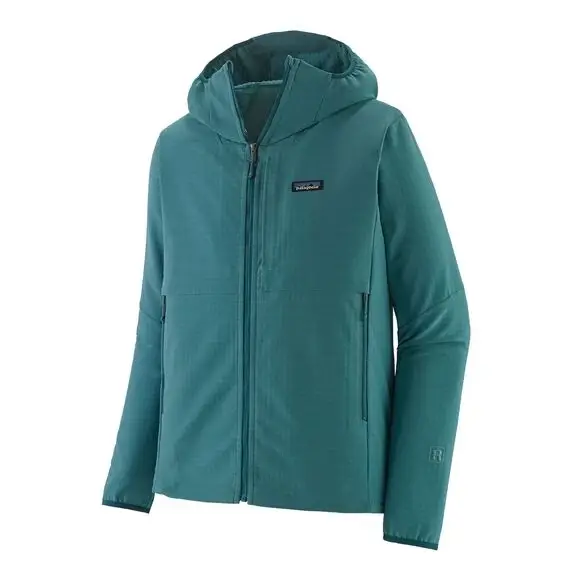 Kup online Kurtka męska Patagonia R1 TechFace Hoody Wetland Blue