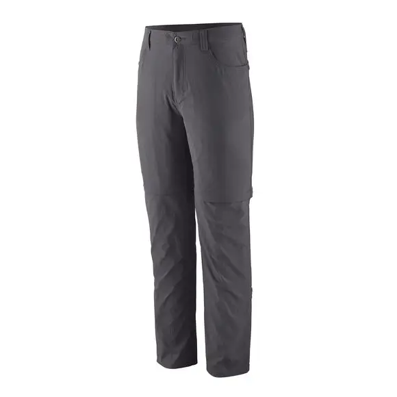 Popularny Spodnie Patagonia Quandary Convertible Pants Forge Grey