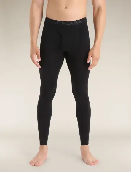 Kalesony męskie merino Icebreaker 200 Oasis Leggings Black Tylko do końca tygodnia