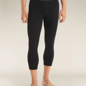 Wyprzedaż Kalesony merino męskie Icebreaker 200 Oasis Legless Black