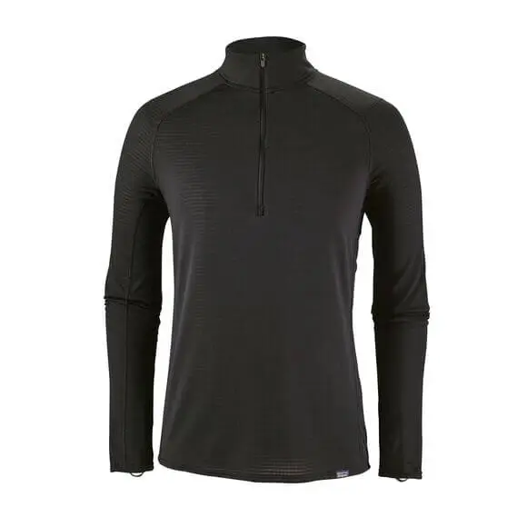 Bluza termoaktywna Patagonia Capilene Thermal Weight Zip Neck - Black Dostępne od ręki
