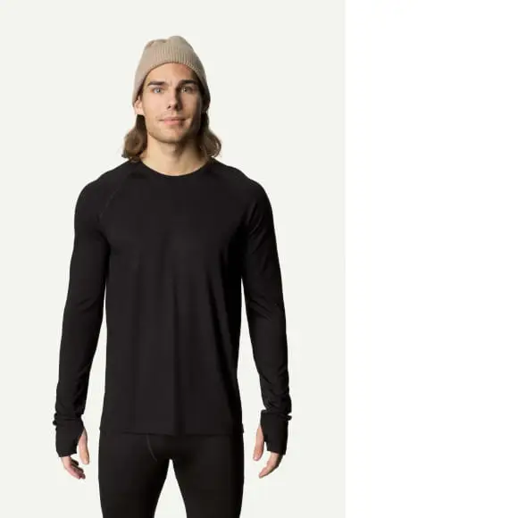 Longsleeve Houdini Desoli Mid Crew True Black Darmowy zwrot