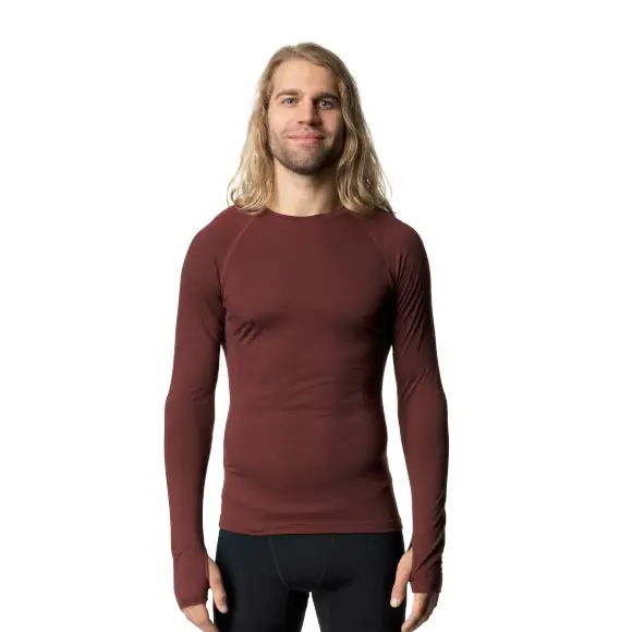 Nowy Koszulka męska Houdini Desoli Crew Terra Red