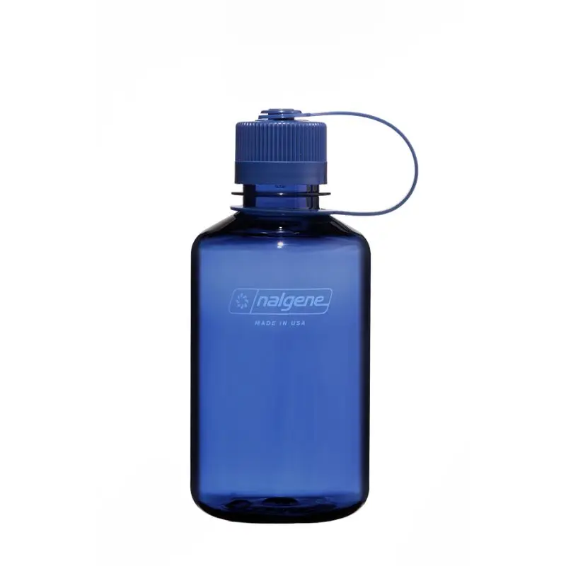 Bezpieczne zakupy Butelka turystyczna Nalgene 16 oz Narrow Mouth Sustain Water Bottle Denim