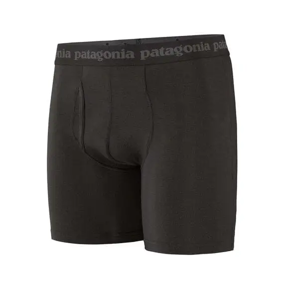 Bokserki męskie Patagonia Essential Boxer Briefs - 6" - Black Bezpieczne zakupy