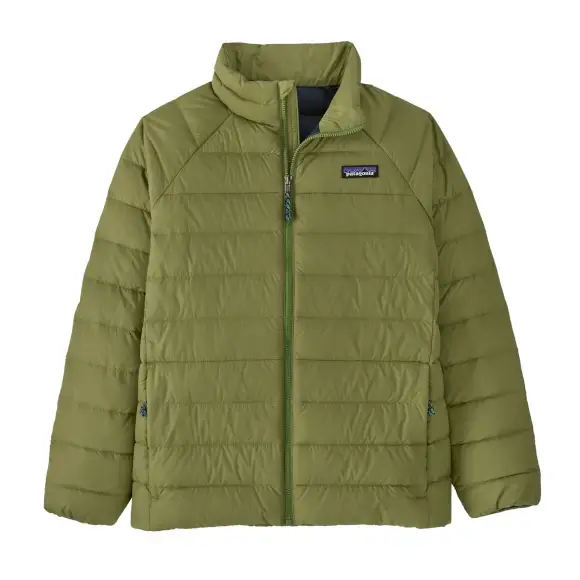 Hit sprzedaży Kurtka puchowa dziecięca Patagonia Kids Down Sweater Jacket - Buckhorn Green