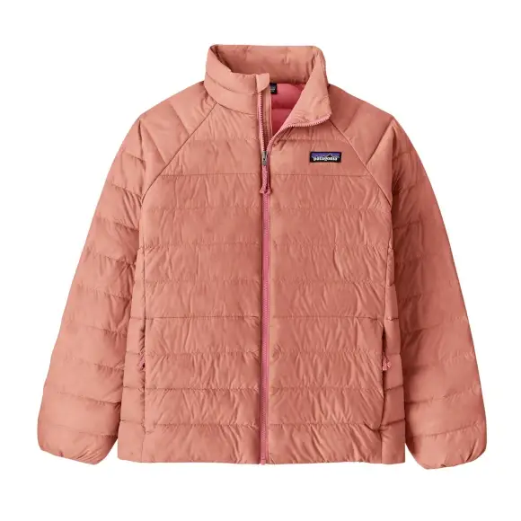 Dziecięca kurtka puchowa Patagonia Kids Down Sweater Jacket - Moment Pink Niska cena