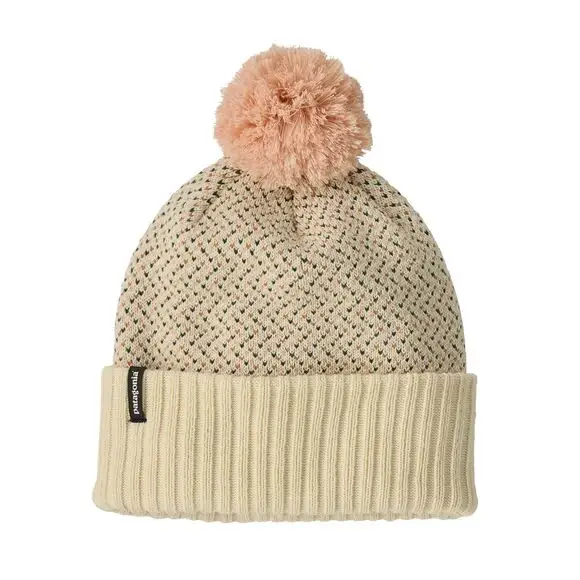 Bezpieczna płatność Czapka dziecięca Patagonia Powder Town Beanie Confetti Natural