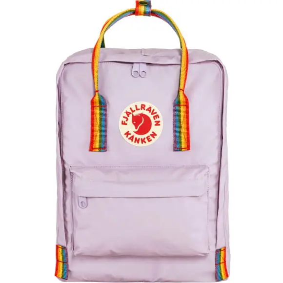 Plecak miejski Fjallraven Kanken Rainbow Pastel Lavender-Rainbow Najlepsza cena