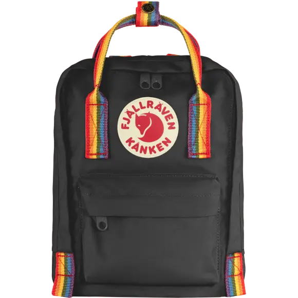 Kup teraz Plecak miejski Fjallraven Kanken Rainbow Mini Black-Rainbow