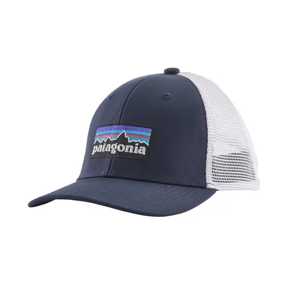 Dziecięca czapka z daszkiem Patagonia Kids Trucker Hat P-6 Logo: Navy Blue Do wyczerpania zapasów