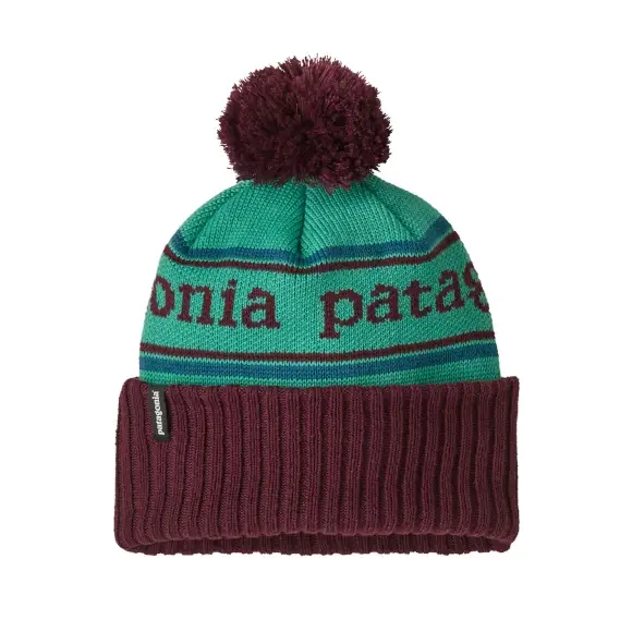 Czapka dziecięca Patagonia Powder Town Beanie Park Stripe: Solo Teal Kup online