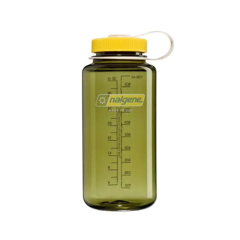 Butelka turystyczna Nalgene 32 oz Wide Mouth Sustain Water Bottle Oil Green w/Freesia Tani