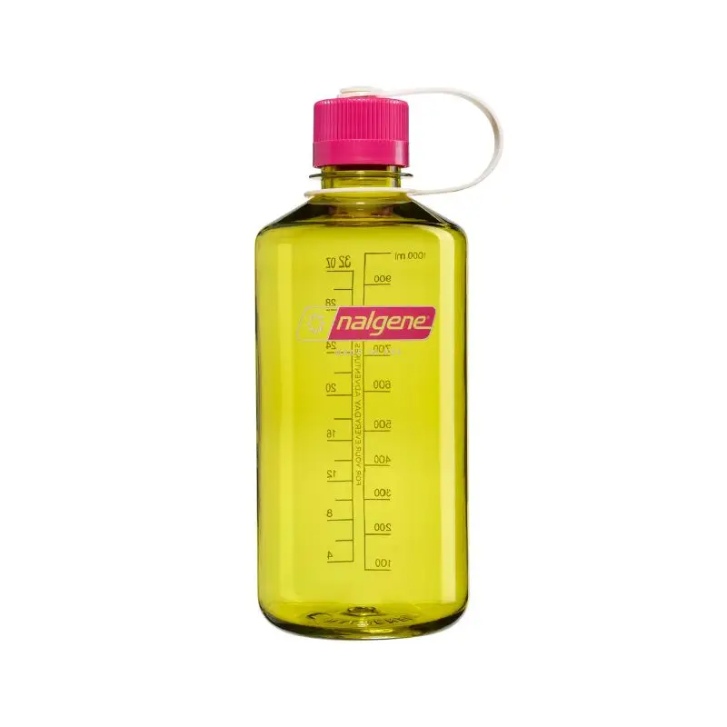 Oferta czasowa Butelka turystyczna Nalgene 32 oz Narrow Mouth Sustain Water Bottle Endive w/Fuchsia Purple
