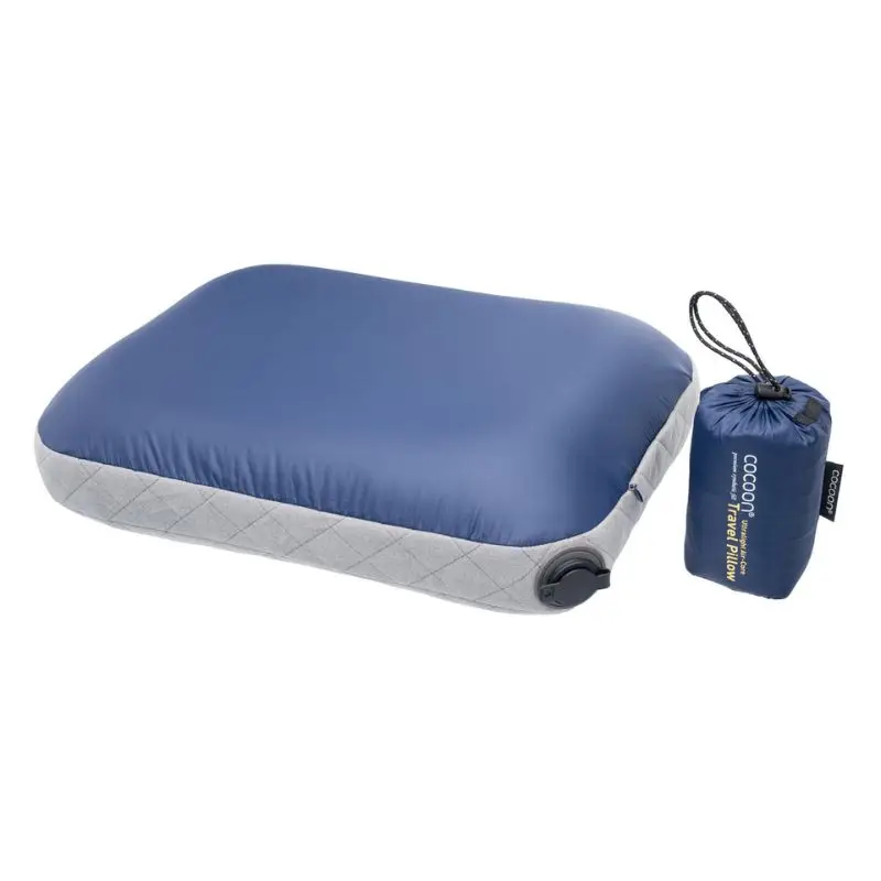 Poduszka podróżna Cocoon Air-Core Pillow Ultralight Dark Indigo/Grey S Łatwy zwrot