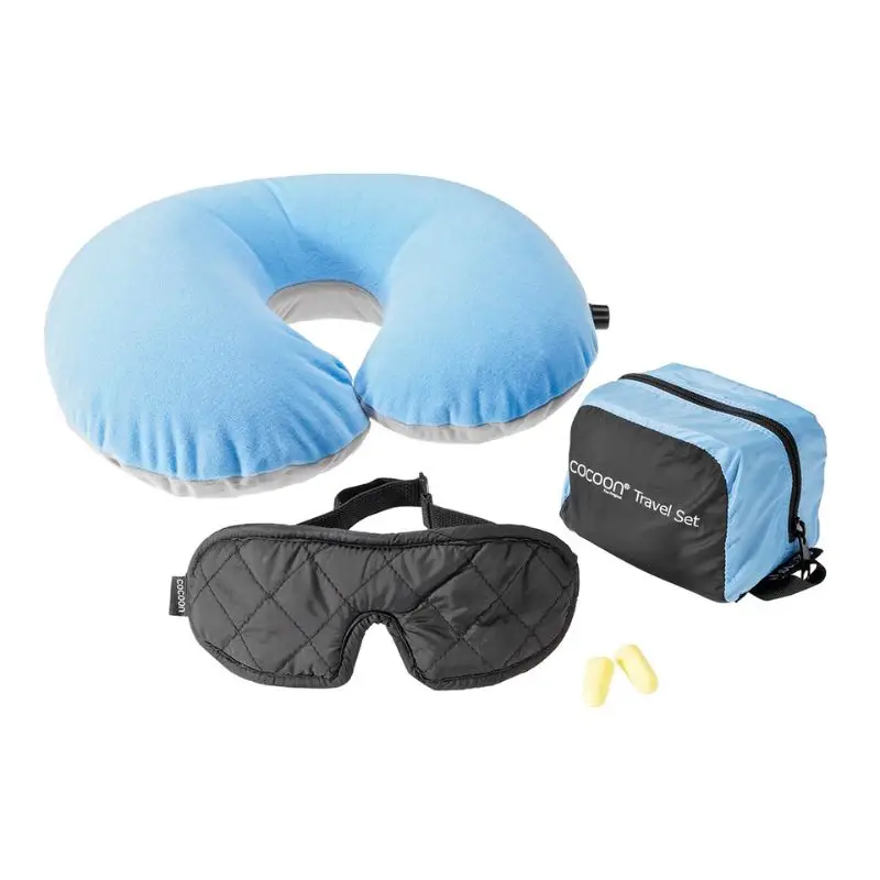 Cena promocyjna Zestaw podróżny Cocoon Travel Set Ultralight 3 pieces Light Blue/Black