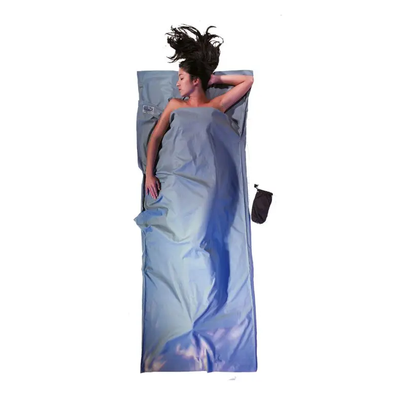Promocja Wkładka do śpiwora Cocoon TravelSheet Cotton Cactus Blue