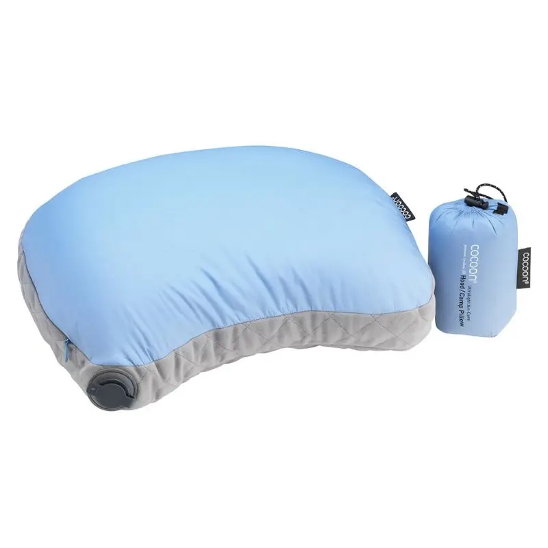 Poduszka turystyczna Cocoon Air-Core Hood/Camp Pillow - Light Blue/Grey Hit cenowy