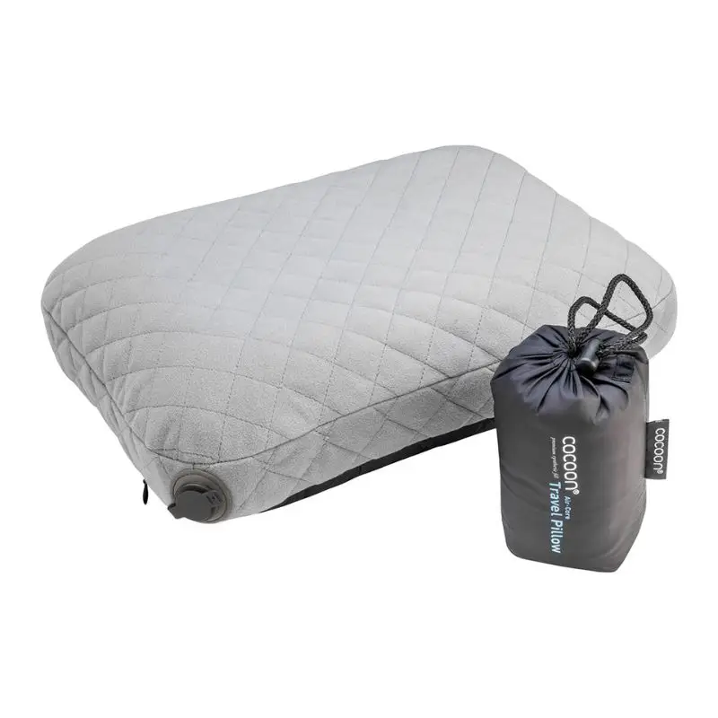 Szybka wysyłka Poduszka podróżna Cocoon Air-Core Pillow Charcoal/Smoke Grey