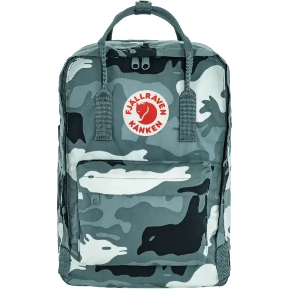 Wyjątkowa oferta Plecak Fjallraven Kanken Graphics Laptop 15 Nimbus Blue-Hidden Animals