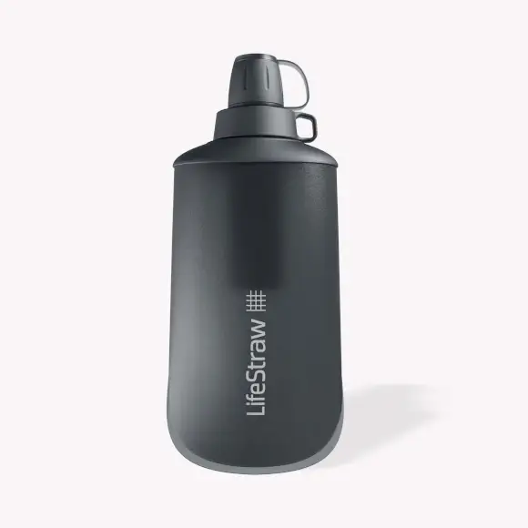 Wyprzedaż Butelka filtrująca LifeStraw Peak Series Squeeze Bottle 650 ml Dark Grey