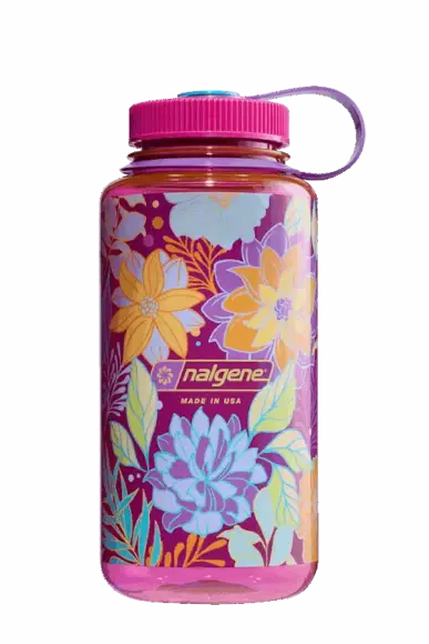 Ostatnie sztuki Butelka Nalgene 32 oz Wide Mouth Sustain Water Bottle Botanical Florals