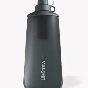 Wysoka jakość Butelka filtrująca LifeStraw Peak Series Squeeze 1L Dark Gray