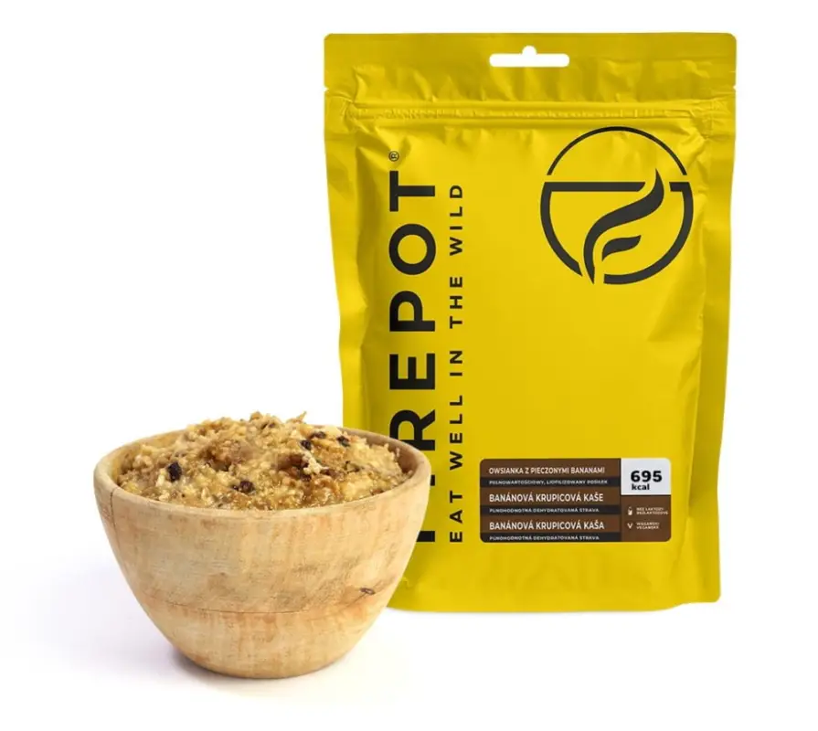 Danie liofilizowane Pieczona owsianka z bananami XL, 160g FIREPOT Taniej