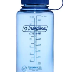 Bezpieczne zakupy Butelka Nalgene 32 oz Wide Mouth Sustain Water Bottle Baby Blue