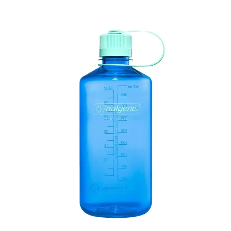 Wysoka jakość Butelka Nalgene 32 oz Narrow Mouth Sustain Water Bottle Cornflower Blue