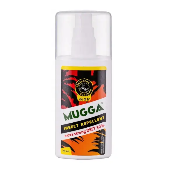 Wyjątkowa oferta Spray na komary i kleszcze Mugga Strong DEET 50%