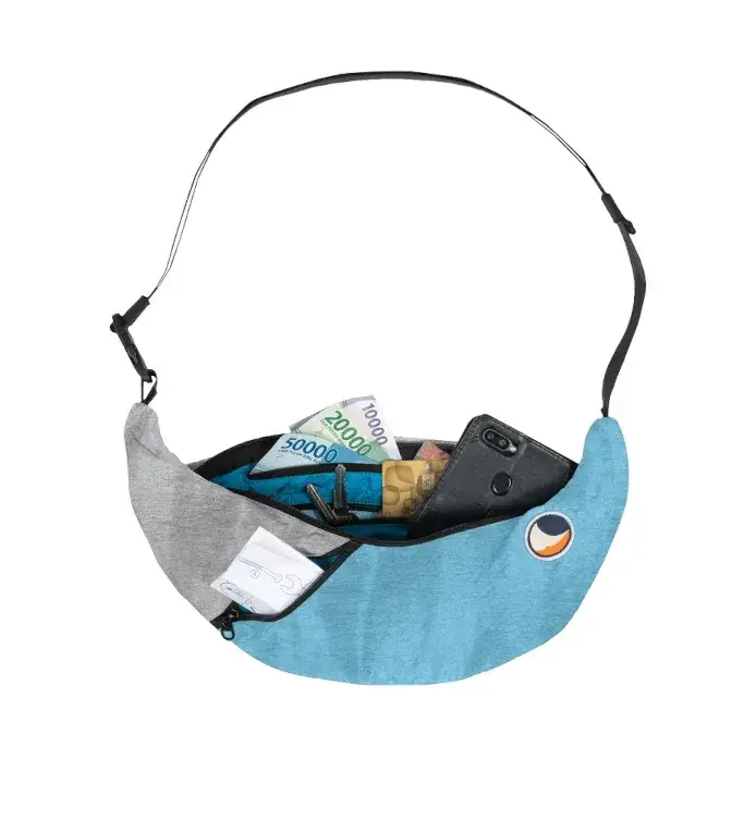 Saszetka Ticket To The Moon Sling Bag Sky Blue/Frosty Grey Okazja