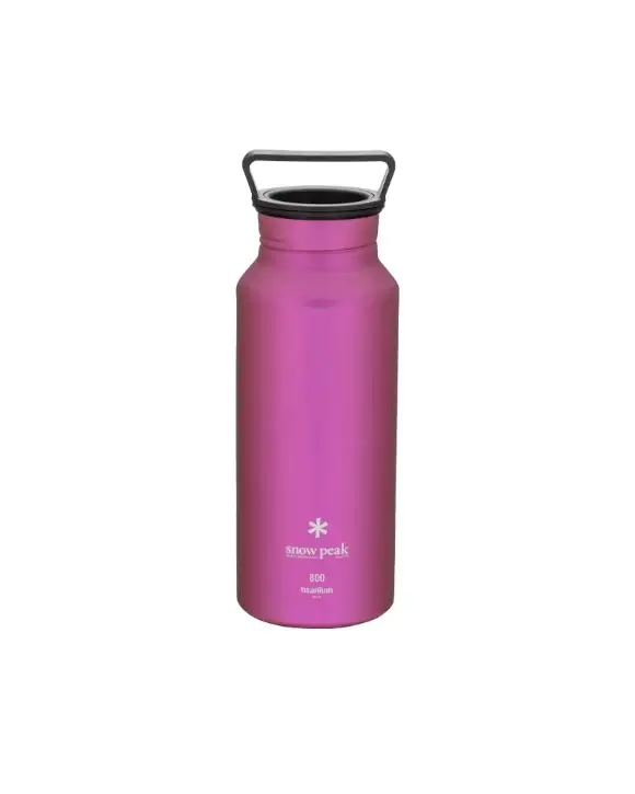 Butelka Snow Peak Recycled Titanium Aurora Bottle 800 ml Pink Super okazja